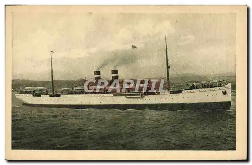 Cartes postales Bateau Paquebot Fabre Line SS Roma