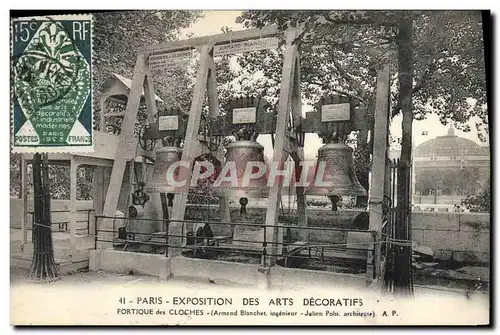 Ansichtskarte AK Cloche Exposition internationale des Arts Decoratifs Paris Les cloches de Corbie