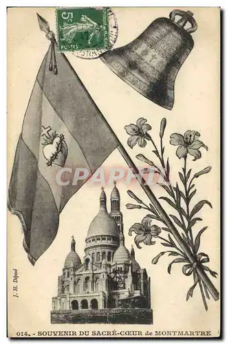 Ansichtskarte AK Cloche Paris Sacre Coeur de Montmartre