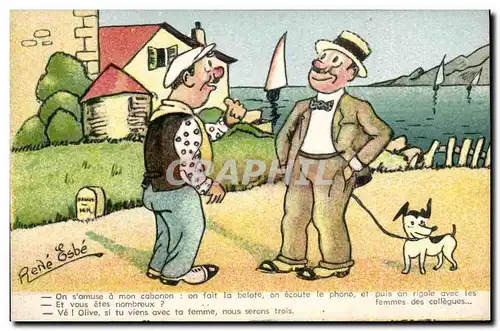 Cartes postales Galejades mrseillaises Phono Radio