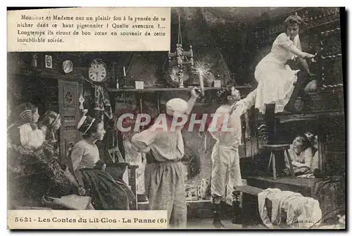 Cartes postales Folklore Bretagne Lits Clos Les contes du lit clos La panne