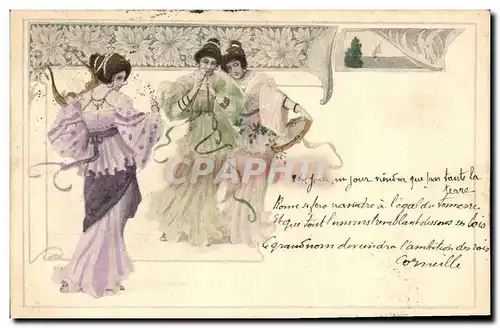 Cartes postales Fantaisie Femmes