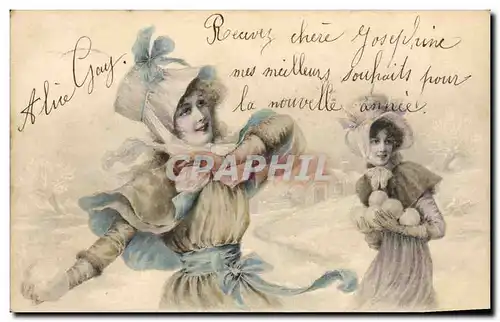 Cartes postales Fantaisie Femmes