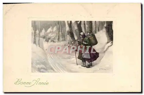 Cartes postales Fantaisie Femme Enfant