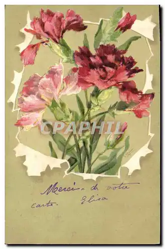 Cartes postales Fantaisie Fleurs