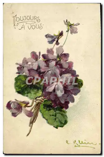 Cartes postales Fantaisie Fleurs