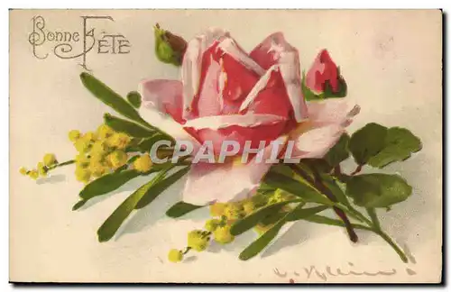 Cartes postales Fantaisie Fleurs