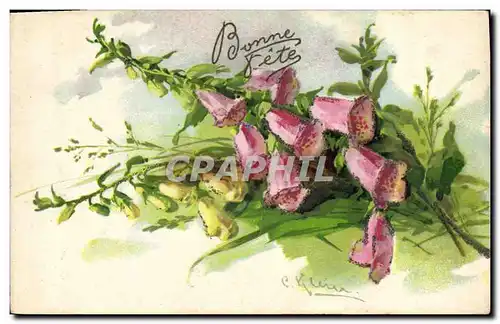 Cartes postales Fantaisie Fleurs