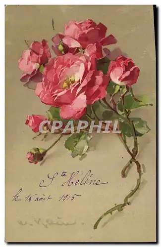 Cartes postales Fantaisie Fleurs