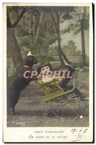 Cartes postales Chien Chiens Enfant