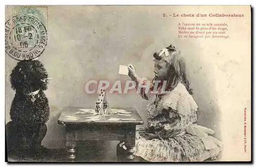 Cartes postales Chien Chiens Enfant Cartes Le choix du collectionneur