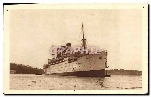 Cartes postales Bateau Paquebot SS Providence Fabre Line