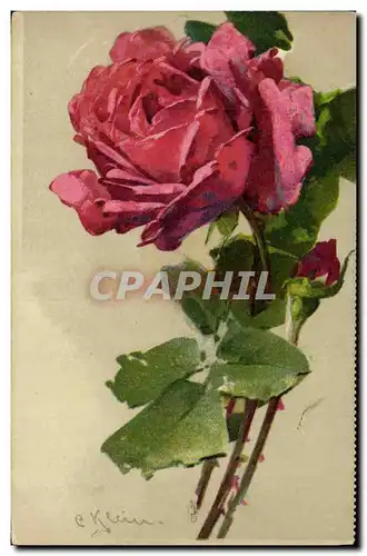 Cartes postales Fantaisie Fleurs