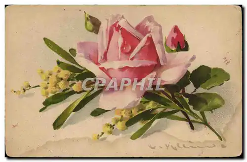 Cartes postales Fantaisie Fleurs