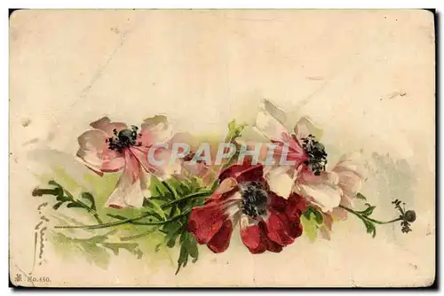 Cartes postales Fantaisie Fleurs