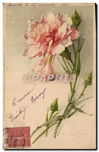 Cartes postales Fantaisie Fleurs