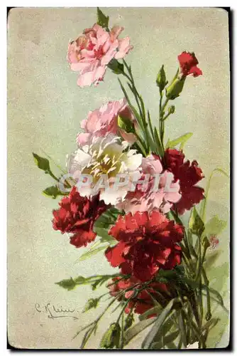 Cartes postales Fantaisie Fleurs