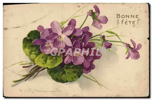 Cartes postales Fantaisie Fleurs