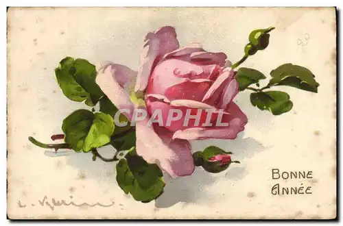 Cartes postales Fantaisie Fleurs