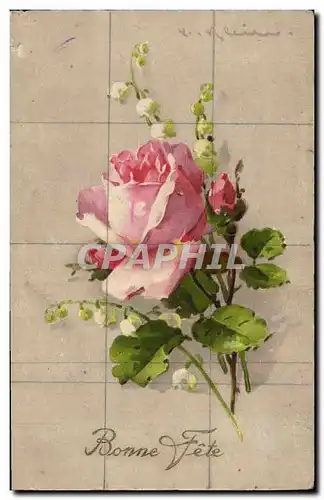 Cartes postales Fantaisie Fleurs