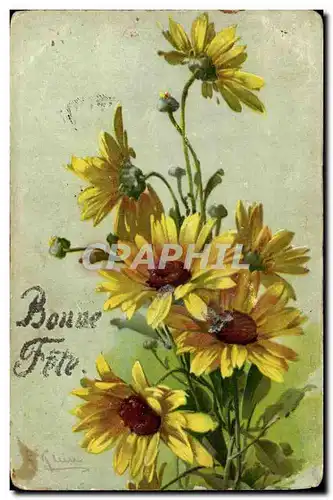 Cartes postales Fantaisie Fleurs