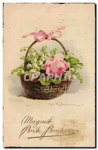 Cartes postales Fantaisie Fleurs