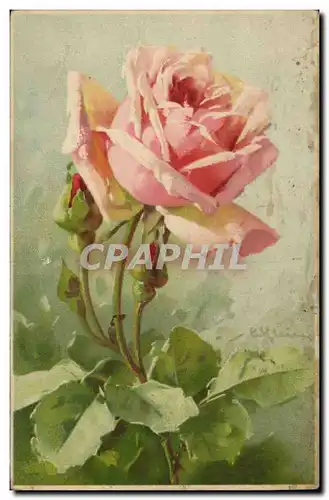 Cartes postales Fantaisie Fleurs