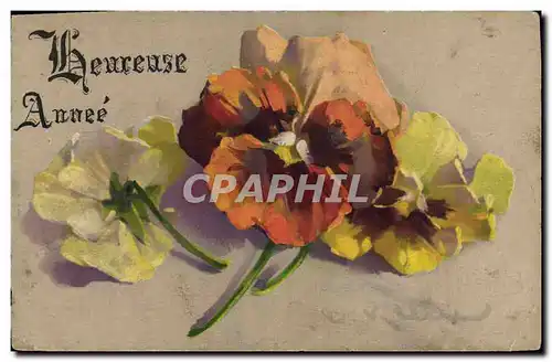 Cartes postales Fantaisie Fleurs