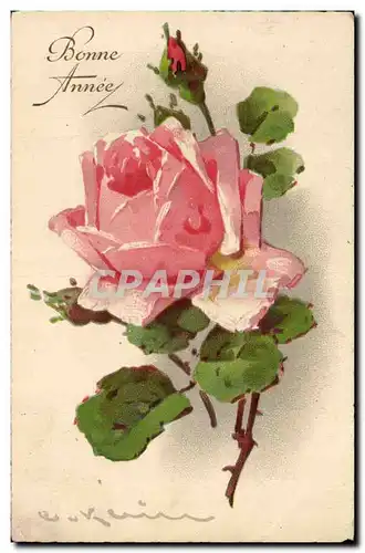 Cartes postales Fantaisie Fleurs