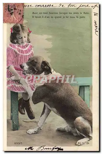 Cartes postales Chien Chiens Enfant