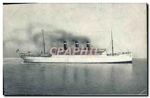 Cartes postales Bateau Paquebot Fabre Line SS Patria
