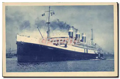 Cartes postales Bateau Paquebot Patria