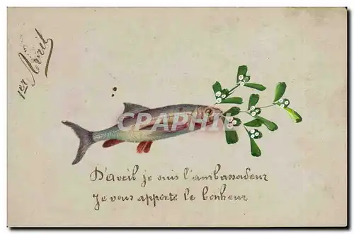 Cartes postales Fantaisie Poisson 1er Avril