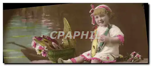 Cartes postales Fantaisie Enfant Poissons