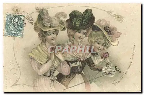 Cartes postales Fantaisie Femmes