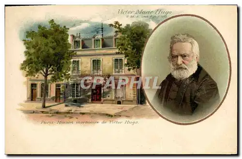 Cartes postales Victor Hugo Paris Maison mortuaire