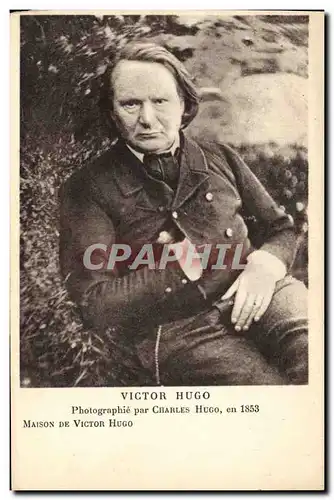 Cartes postales Victor Hugo photographie par Charles Hugo 1853 Maison de Victor Hugo