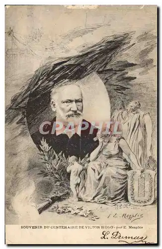 Cartes postales Victor Hugo Centenaire