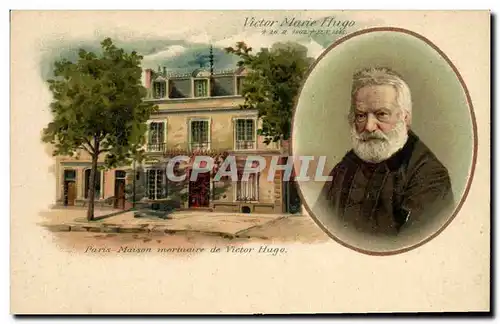 Cartes postales Victor Hugo Paris Maison mortuaire
