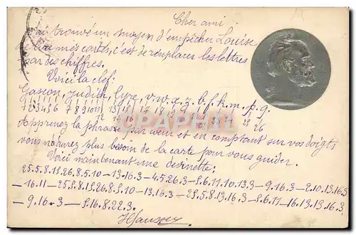 Cartes postales Victor Hugo Medaille