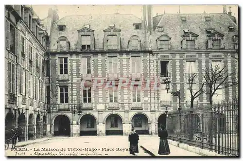 Cartes postales Victor Hugo Paris La maison Place Royale