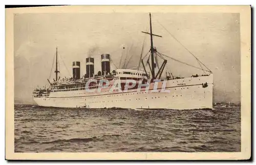 Cartes postales Bateau Paquebot Cie Cyp Fabre SS Patria