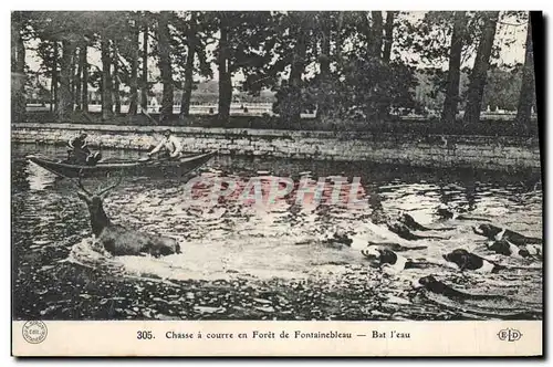 Cartes postales Chasse a courre en Chien Foret de Rambouillet Chiens