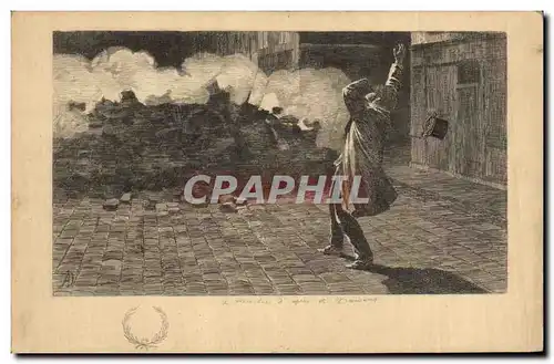Cartes postales Victor Hugo Histoire d&#39un crime