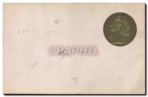 Cartes postales Victor Hugo Medaille