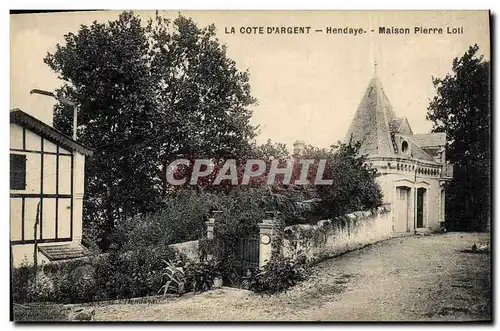 Cartes postales Pierre Loti Hendaye Maison