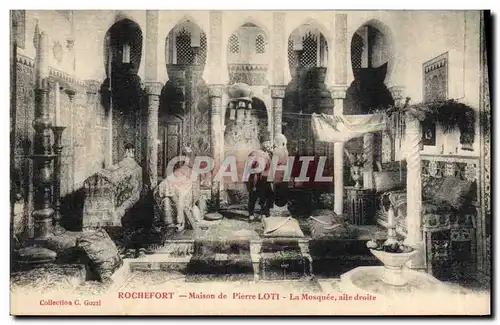 Cartes postales Pierre Loti Rochefort Maison La mosquee aile droite