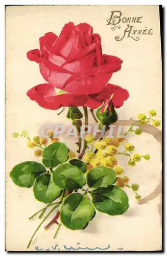 Cartes postales Fantaisie Illustrateur Fleurs