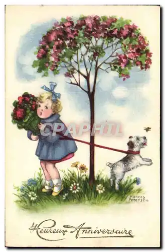 Cartes postales Chiens Chien Enfant