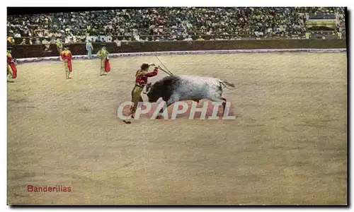 Cartes postales Corrida Course de taureaux Banderillas